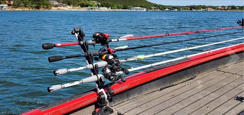 Brocraft Crappie Rod Holder/Transport Rack/Boat Rod Storage System