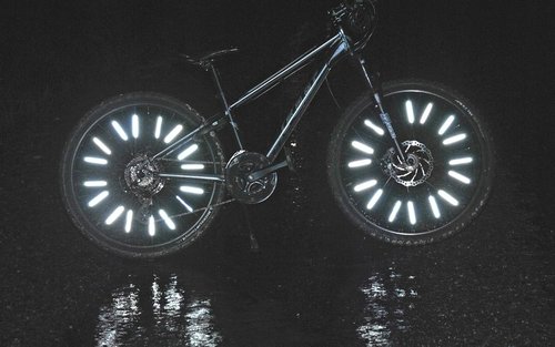 Jusmar Bike Spoke Reflector Pack of 36 - Bike Reflectors for Mountain and Road Bikes - Kids Bike Reflector - Waterproof Bicycle Spoke Reflectors. Fits to Spokes 14 and 15 Gauge (1.8-2.0mm)
