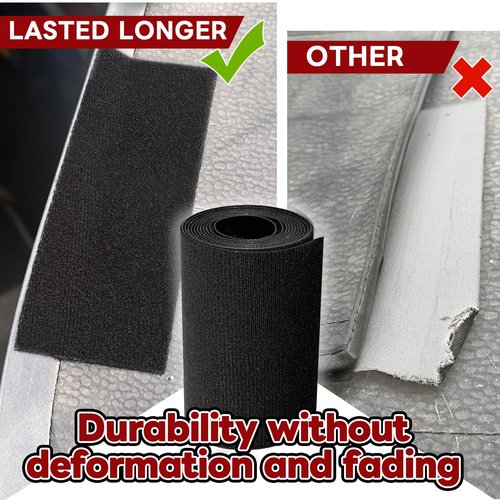 Tikfoam Heavy Duty Fabric Repair Tape for Awning, Tent, Canvas, Sail, Car and Boat Cover, Waterproof Patch for Tear or Hole, Black