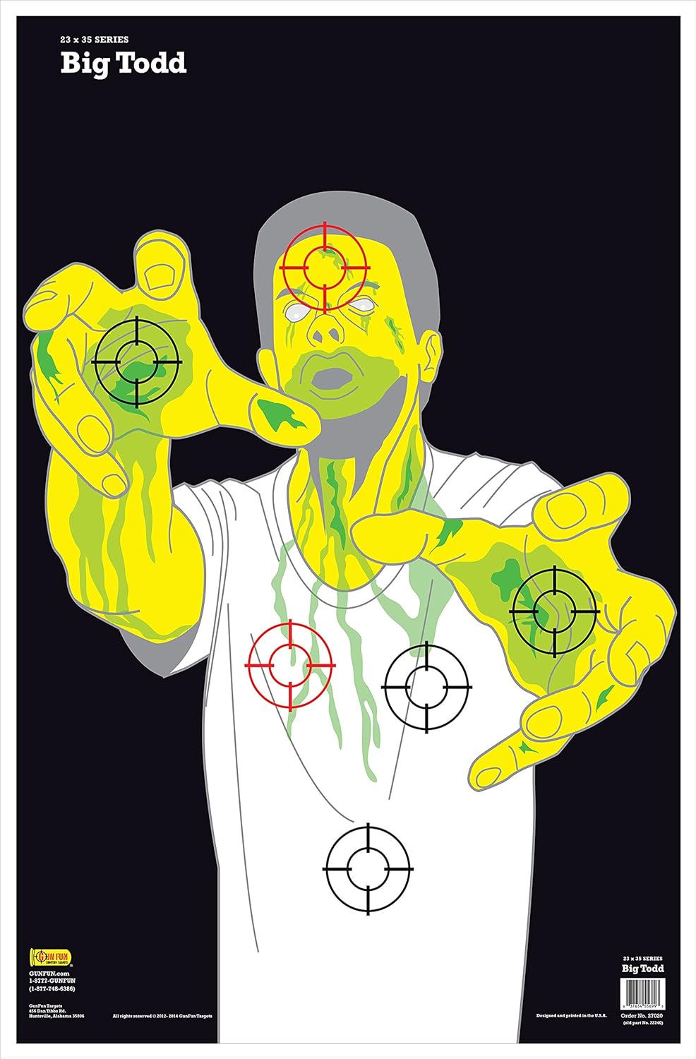 Zombie Target - 9 Pack - 23x35-27722