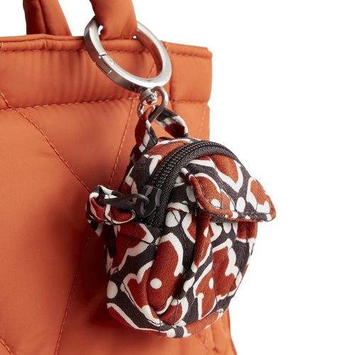 Vera Bradley Women's Premium Cotton Original Backpack Bag Charm, Moorish, One Size
