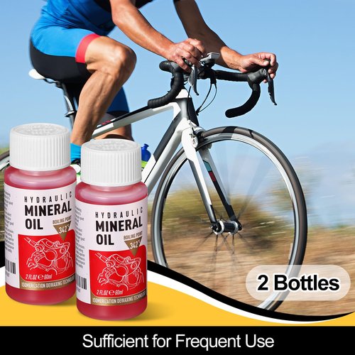 Namalu Brake Bleed Kit Compatible with Shimano, TEKTRO, TRP Hydraulic Disc Brakes, Brake Fluid Bleeder Set with 120ml High Performance Mineral Oil for MTB/Road Bike Brake