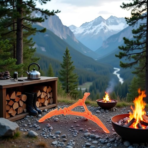 Orange Folding Universal Fuel Can Canister Stand, Tripod Stabilizer for Camping Stoves, Upgrade Compact Butane Gas Tank Bracket, Base Tilting Prevention Shelf and Footrest, Camping Stoves