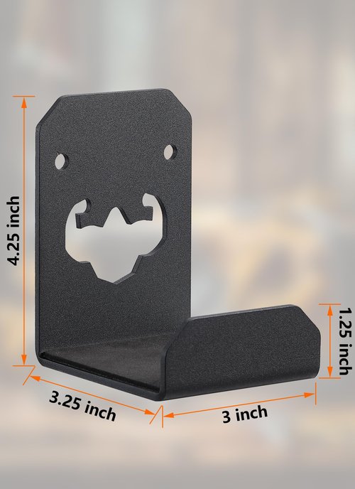 Weight Bench Hanger Wall Mount with Rubber Matting, Gym Bench Wall Holder 200 lb Capacity Hang Hex Bars Tricep Bars, Strength Training Free-Weight Racks