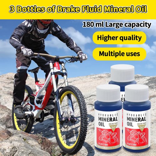 Brake Bleed Kit for MAGURA Hydraulic Disc Brakes, Bicycle Hydraulic Brake Bleed Kit with 180 ML Mineral Oil Brake Fluid