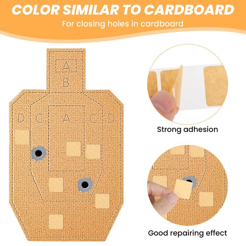 9000 Pcs/ 9 Rolls Target Pasters 0.87 Inches Square Target Stickers Self Adhesive Shooting Stickers Paper Labels for Pistol Shooting Range Practice, 1000 Per Roll