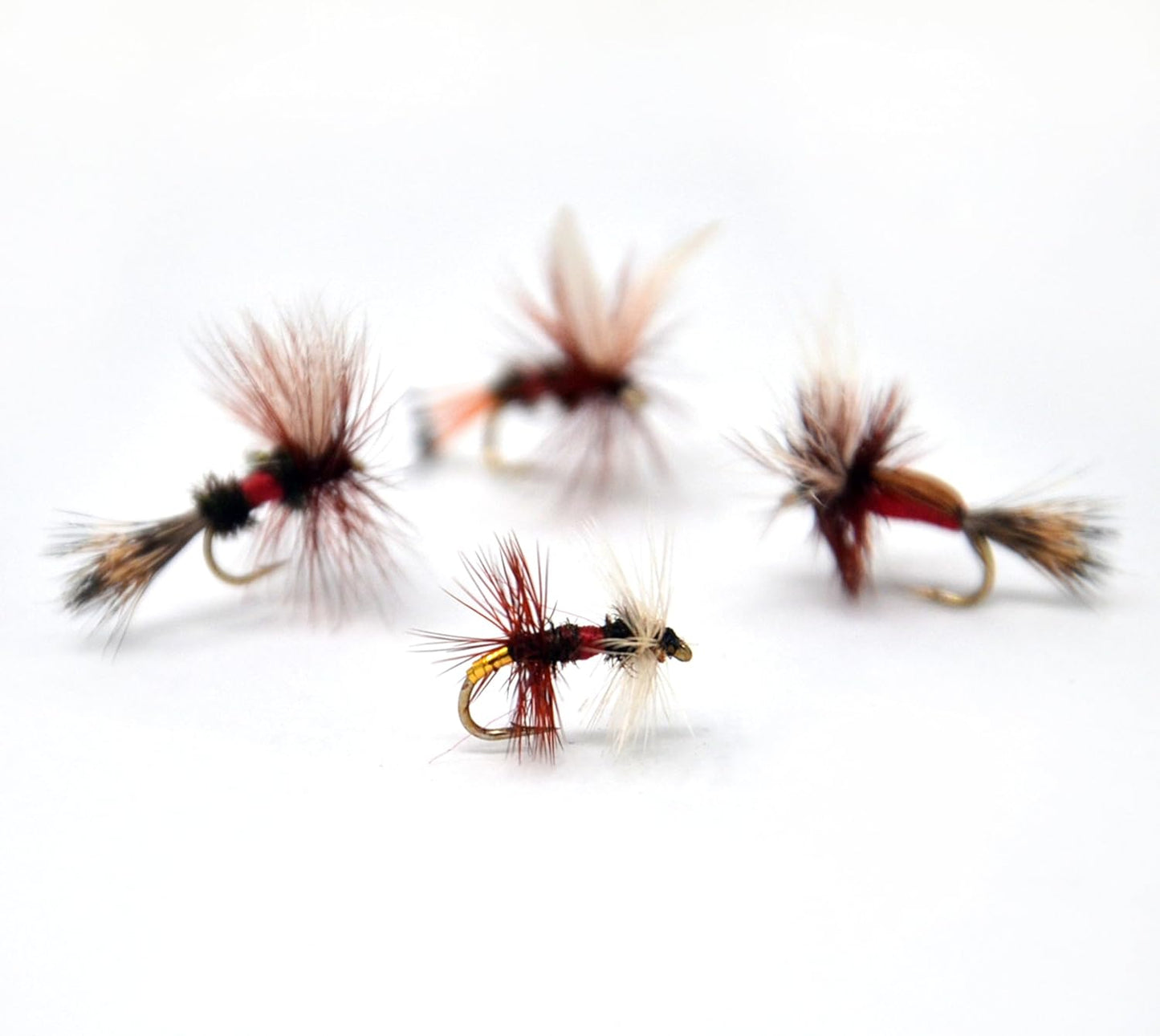 Outdoor Planet 12 Psycho Prince/Anato May/PMX/Parachute Hopper Dry Flies and Nymph Flies for Trout Fly Fishing Flies Lure Assortment