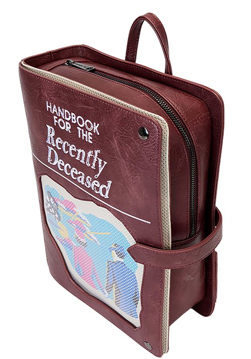 Loungefly Beetlejuice Handbook For The Recently Deceased Pin Trader Backpack