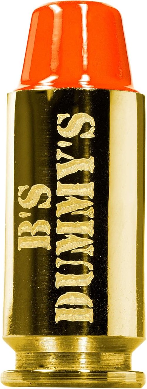B's Dry Fire Snap Caps - A.K.A. B's Dummy's - Dummy .40 S&W Training Caps (5 Pack) (Orange Brass)
