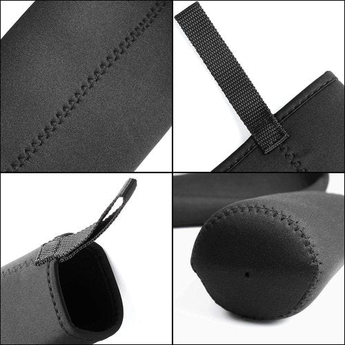 6 Pack Neoprene Water Bottle Sleeves Insulator Cooler Coolies Collapsible Nylon Bottle Sleeve Carrier Holder For 12-19.4 Ounce Bottles Or Cans By STARVAST