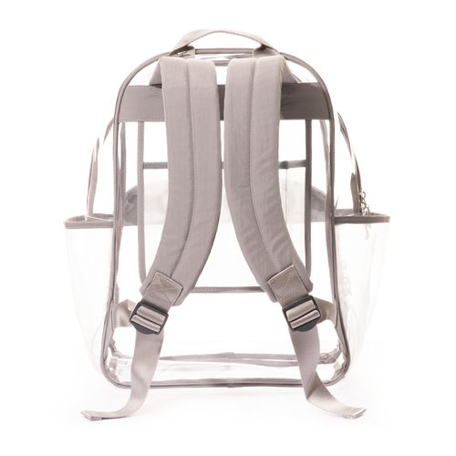 Baggallini Clear Backpack - Lightweight Large 11.5x 15.5x 6 Inch Clear Bag