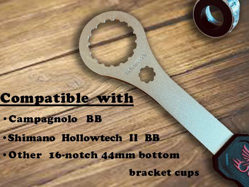 ROTATE TOOLS Bike Bicycle tools RT-303BB-2A Bottom Bracket Wrench - Bottom Bracket Tool - Compatible with Hollowtech II BB