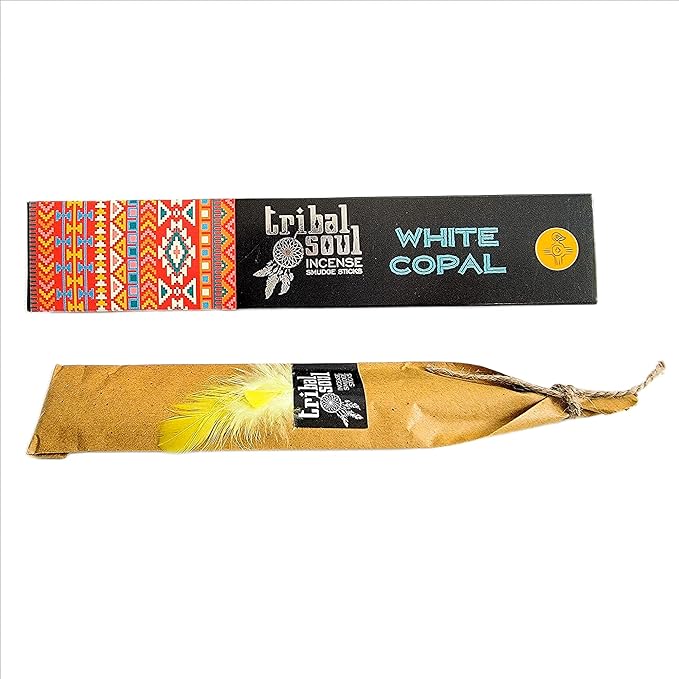 Tribal Soul Incense Smudge Sticks - Premium Incense - 90 Grams (White Copal)