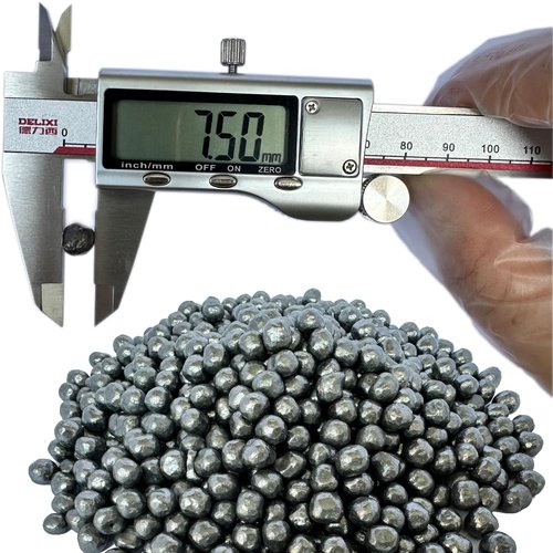 1lb Bag of #7 Lead Shot Balls - 99.9% Pure (7.5mm) - Heavy Duty Ballast Weights for Sleds, Scuba Diving, Hunting, Fishing, and More