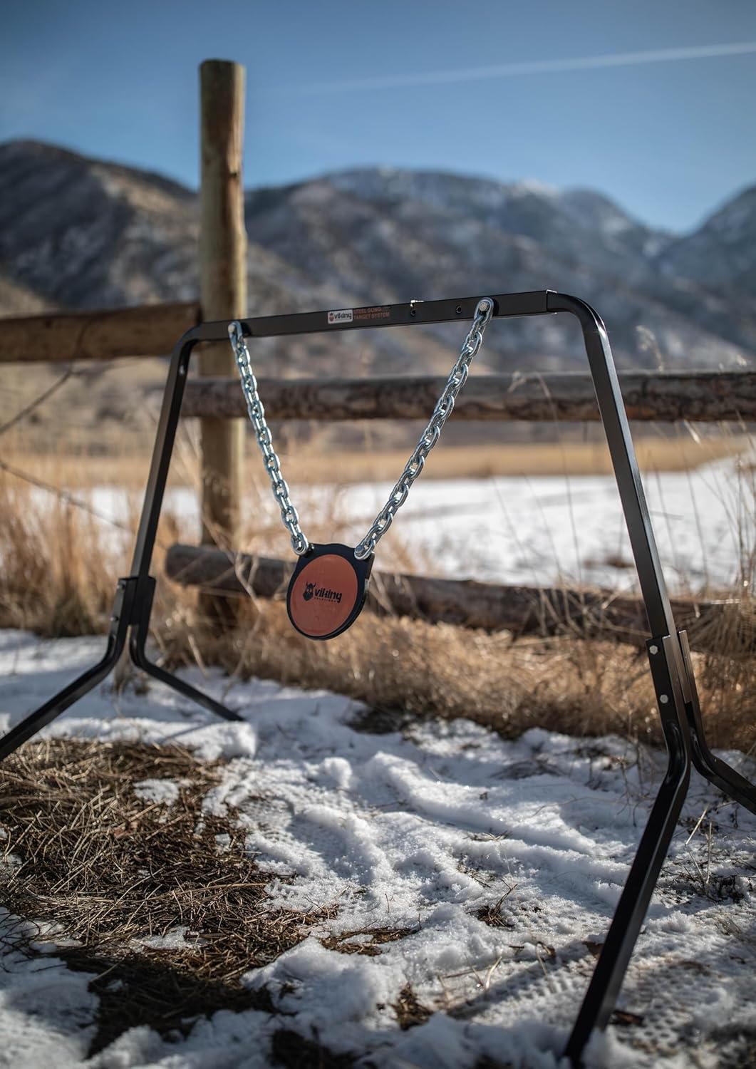 Viking Solutions Complete Gong Target System Combo 8" and 10" Gongs 3/8" AR500 Steel