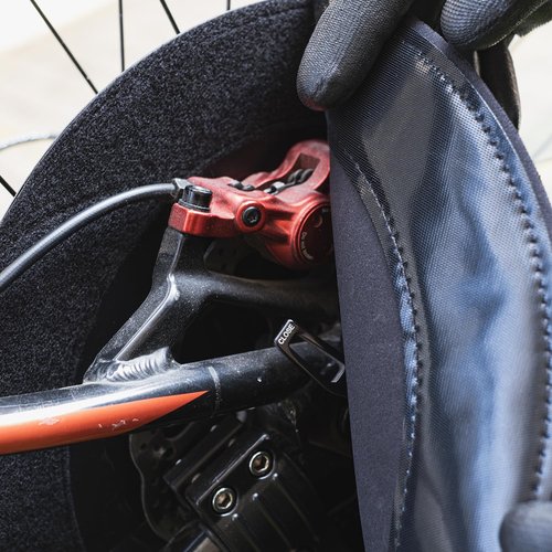 Thinvik Durable Bike Disc Brake Cover for Universal Bikes, Washable Neoprene Protective Covers for Bicycle Disc Brakes 2 Sets, Diameter: 32.5cm/12.79inch