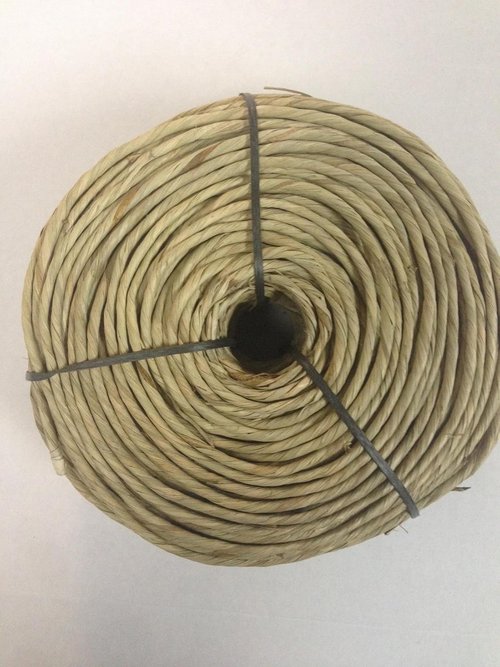 Fixed Brown Seagrass Rush Dumbbell approx 6/32" 1 kilo coil