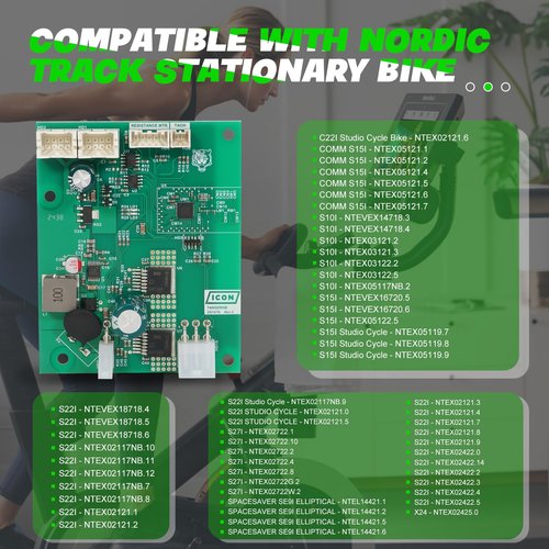 LEAPTREND 430157 Motor Control Board Controller Compatible with Nordic Track C22I/S10I/S15I/S22I/S27I/SE9I/X24 Stationary Bike, 430146 Controller for Select Elliptical Machines