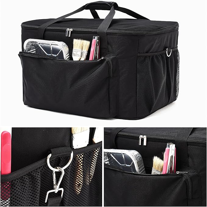 Carry Bag for Ninja Woodfire Pro XL Outdoor Grill, Accessories for Ninja Wood Fire Smoker Grill OG900/800 Series, Padded Carrying Case with Muti-Pockets and Shoulder Straps, Water-Resistant (Bag Only)