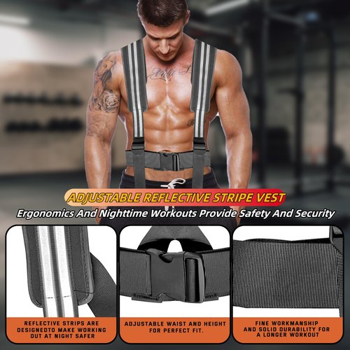 2025 Upgrade Weight Sled for Training - Heavy Duty Football Sled for Lineman, Sled Pull Workouts, Speed & Strength Training, Football Blocking Sled, Running Sled for Athletes, Weighted Sled for Outdoor & Indoor Workouts
