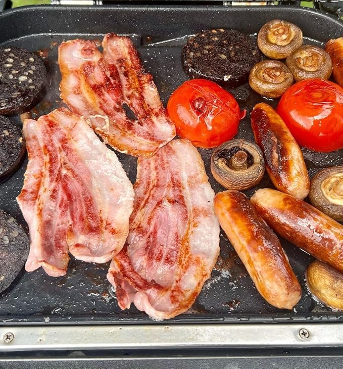 Griddle Plate for Ninja Woodfire Outdoor Grills OG700 Series, Flat Top Griddle Plate Compatible with Ninja XSKGRDPLT Woodfire OG701, Non-Stick Griddle Pan, Insert