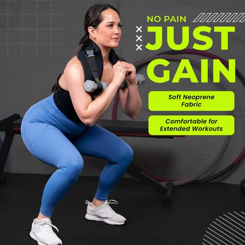 Exercise Hip Thrust Belt โ Supports 100lbs โ Adjustable, Durable & Slip-Resistant for Dumbbells, Kettlebells & Plates โ Glutes Workout Equipment for Home & Gym โ Comfortable & Portable Booty Builder