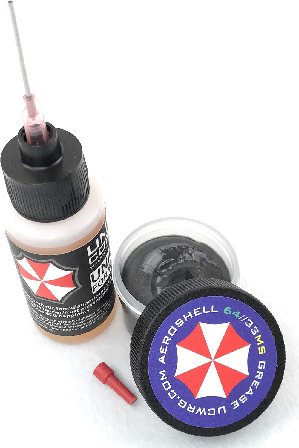 Umbrella Corporation Unicorn Lube Gun Oil Plus .5oz Jar Aeroshell 33MS / 64 Grease