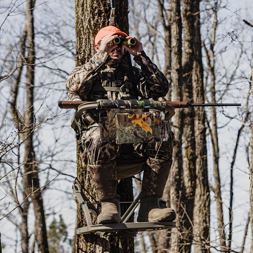 Front Storage Bag,Hunting Fanny Pack,Tree Stand Accessories for Hunting,Multiple Pockets Hunting Fanny Pack,Works with Climbing or Ladder Stands