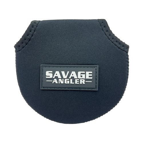 Savage Angler Neoprene Baitcast Reel Cover, Fishing Reel Protector, Fishing Reel Cover, Baitcaster Case, Low Profile Baitcaster Case, Casting Reel Covers, 50 100 200 Series Baistcasters (1, Black)