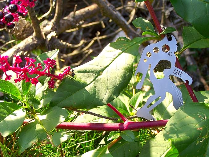 UST Tool-a-Long Multi-Tool Carabiners with Durable, Compact Stainless Steel Construction for Hiking, Kayaking, Camping, Travel and Outdoor Survival