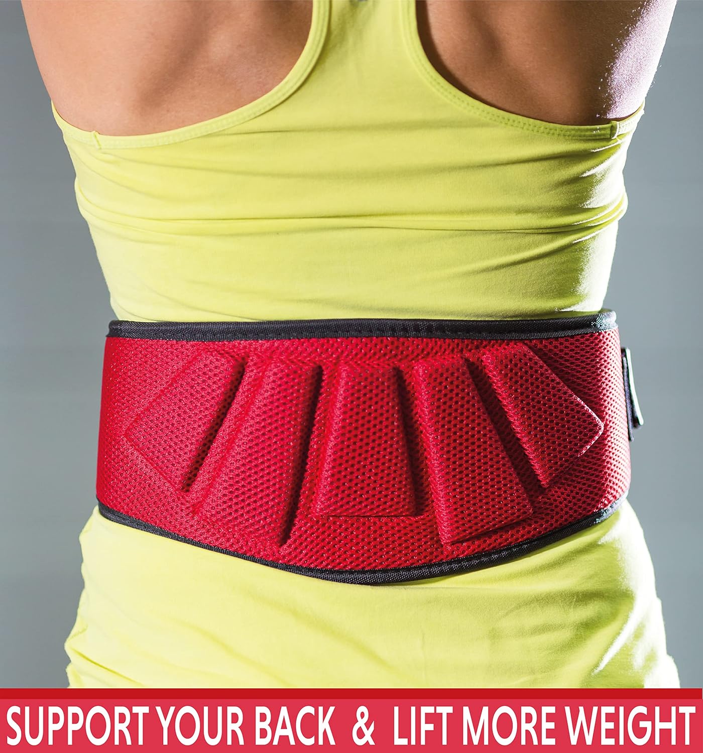 Rip Toned Weight Lifting Belt - Workout Belts for Weightlifting, Powerlifting, Bodybuilding, Strength Training - Back Support for Men & Women - For Squats, Clean, Lunges, Deadlift, Bench Press
