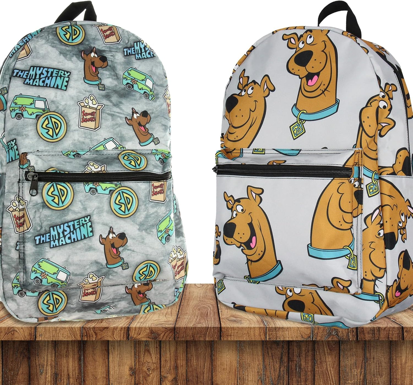 Scooby Doo Floating Head Big Face Sublimated Print Backpack Bag