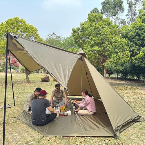 Multi-Purpose Camping Tarp with Waterproof Ground Sheets Mat Portable Tent Footprint Carpet for Hiking Outdoor Picnic