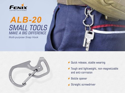 fenix Unisex's ALB 20 ALB20, Titanium