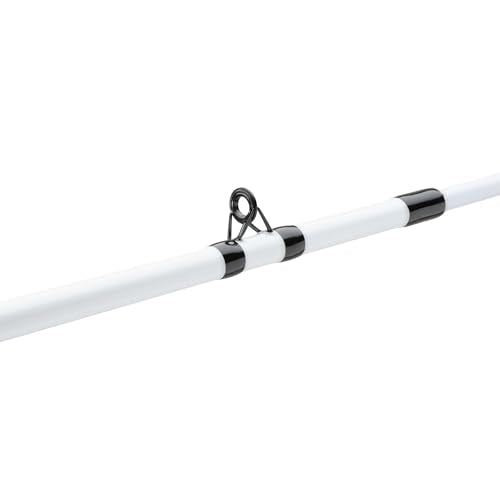 Shakespeare Tiger Spincast Reel and Fishing Rod Combo, 6'6" 2-Piece Rod, Tubular Fiberglass Rod Blank Construction, Comfortable and Durable EVA Handle