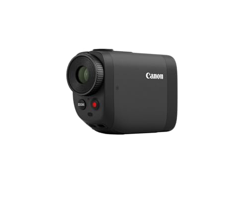 Canon PowerShot Golf Digital Laser Rangefinder, Digital Zoom, Magnify 6X to 12x, Built-in Slope Correction, Photo and Video Camera Capabilities, IPX4 Equivalent Water Resistant, Black