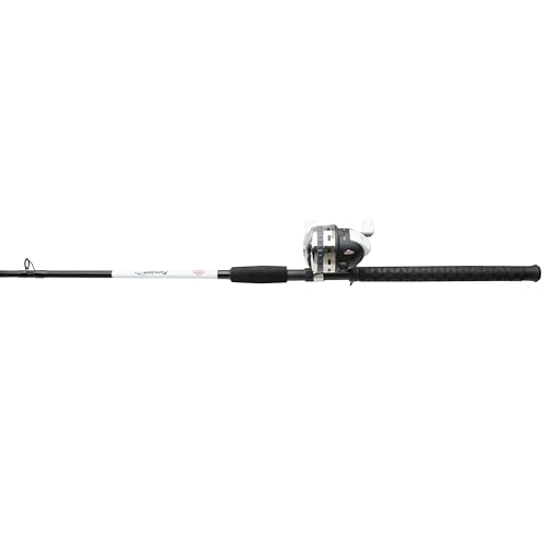 Berkley Fusion Spincast Reel and 6'6" Fishing Rod Combo, 1 Ball Bearing with Lightweight Graphite Reel Body, 2-Piece Rod
