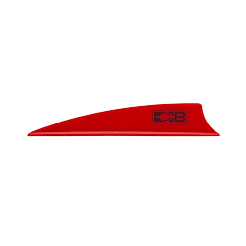 Bohning X3 Vane, 3", Red, 36pk