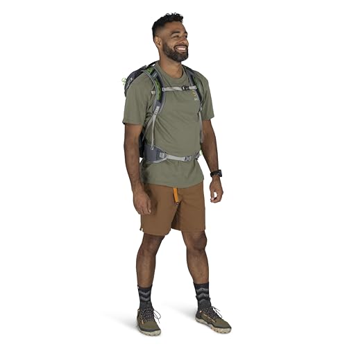 Osprey Sportlite 25L Unisex Lightweight Hiking Backpack, Tungsten/Grey Wolf, M/L