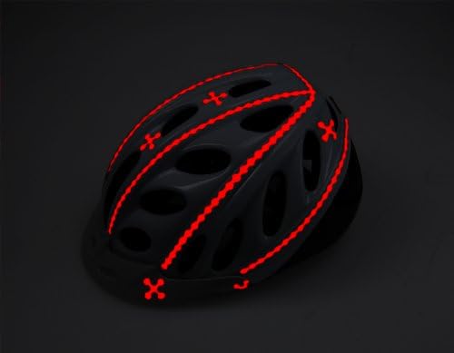 Reflective Decals Skull & Bones Kit, Red