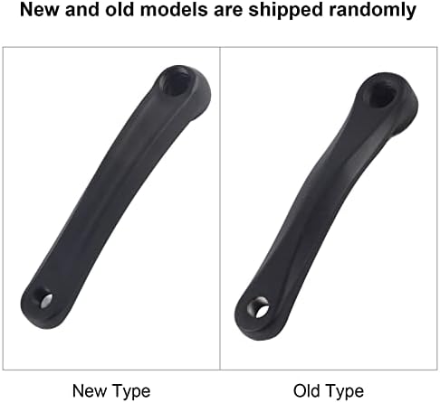 Tbest Bike Crank Arm 170mm Aluminium Alloy Left Crank Set Chain Set for MTB Road Bicycle, Square Rhombic Hole