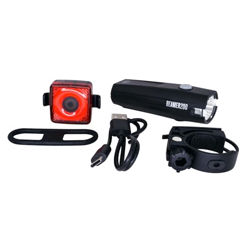 Planet Bike Beamer 200 and Blinky Squared Light Set