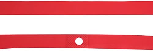 Dilwe Tire Liners, PVC Red Rim Strip Rim Tape Fits 20inch 24inch 26inch 700C Riding Wheels(20inch)