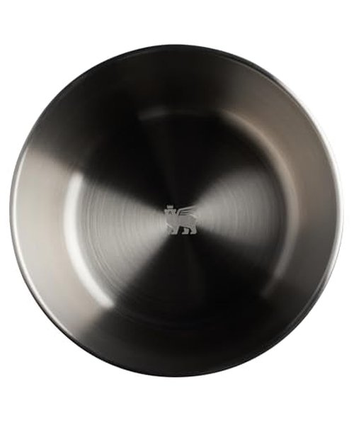 Stanley Wildfare Pro Stainless Steel Bowl | 16 oz Stackable Bowl | Packable Outdoor Dishware | Camping Essentials for Your Camp Kitchen | BPA-Free | Pale Pebble & Stone