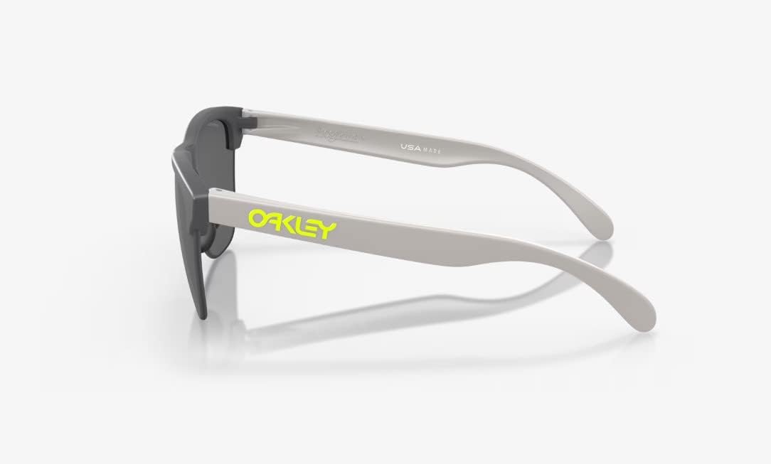 Oakley Frogskins Lite Sunglasses Matte Dark Grey with Prizm Black Lens