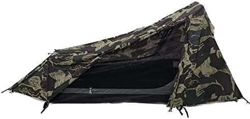 Ridgeback One Person Tent, Easy to Setup Waterproof Camping Tent for Survival Shelter, Bugout Bivy