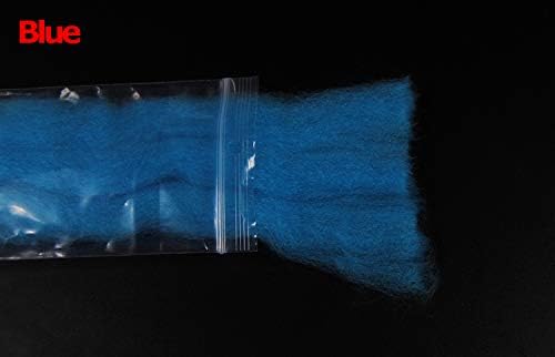 GREATFISHING 12 Color/Set 12pc Fly Tying Egg Yarn Glow Bug Yarn Fiber Baitfish Lure Parachute Fly Tying Material Streamer Flies