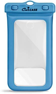 CaliCase Extra Large Waterproof Floating Phone Pouch - IPX8 Waterproof Floating Phone Case with Lanyard for iPhone X-14/ S20-S23/ Pixel 1-7