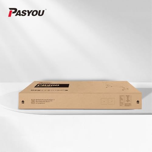 PASYOU PB200 2 in 1 Adjustable Flat Bench, Strength Training Bench for Home Gym, 5 Level Incline Weight Bench, Max Weight Capacity 600LBS Multifunctional Exercise Bench