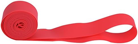 Tire Liners, Inner Tube Flat Protectors PVC Red Rim Strip Rim Tape Fits 20inch 24inch 26inch 700C Riding Wheels(26inch)
